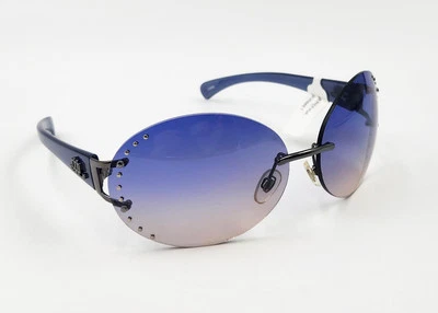 Gafas de sol JLO By Jennifer Lopez sin montura de gran tamaño azul gris degradado Y2K 67175 Foto 1 de 4