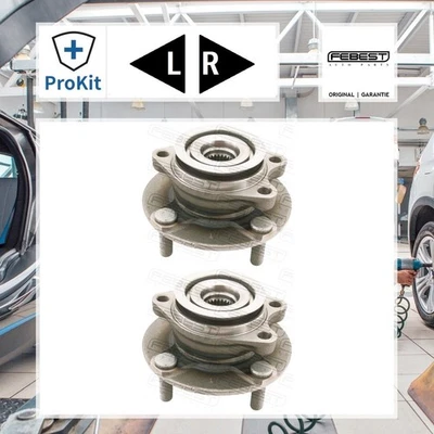 2x ORIGINAL® Febest Radnabe Vorne für Nissan TIIDA Schrägheck CUBE TIIDA - Bild 1 von 4