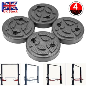 4X Jacking Pads Car Rubber Pad Block Hydraulic Ramp Trolley Jack Adapter Lifting - Picture 1 of 14