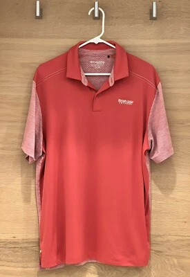 Camisa polo masculina Columbia Golf HUNTER’S CREEK ORLANDO FLORIDA cor coral GG - Imagem 1 de 4