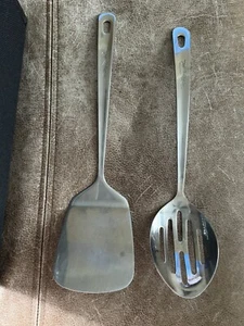 Wolfgang Puck Spatel und Schaumlöffel Edelstahl Utensilien 2er Set - Bild 1 von 7