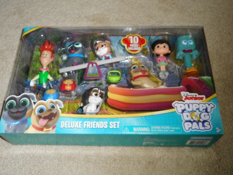 DISNEY JUNIOR PUPPY DOG PALS DELUXE FRIENDS SET...***SEALED***BRAND NEW***!!!!!! Cover