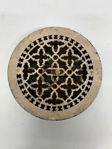Antique Victorian 1875 Tuttle Bailey Cast Iron Floor Register Vent Grate Louvers - Picture 1 of 14