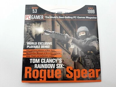 PC Gamer Demo PC Video Games 1999 Rainbow Six Rogue Spear Darkstone Rayman 2 - Image 1 of 2