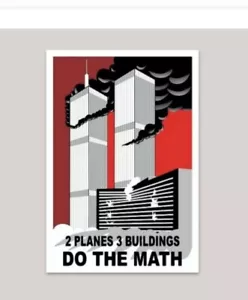 ALEX JONES inspired Sticker: World Trade Center Towers 1 2 & 7 9/11 = Inside Job - Picture 1 of 19