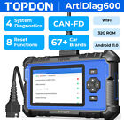 Topdon Ad600 32Gb Obd2 Scanner Car Abs Srs Engine Diagnostic Tool Tpms Bms Dpf