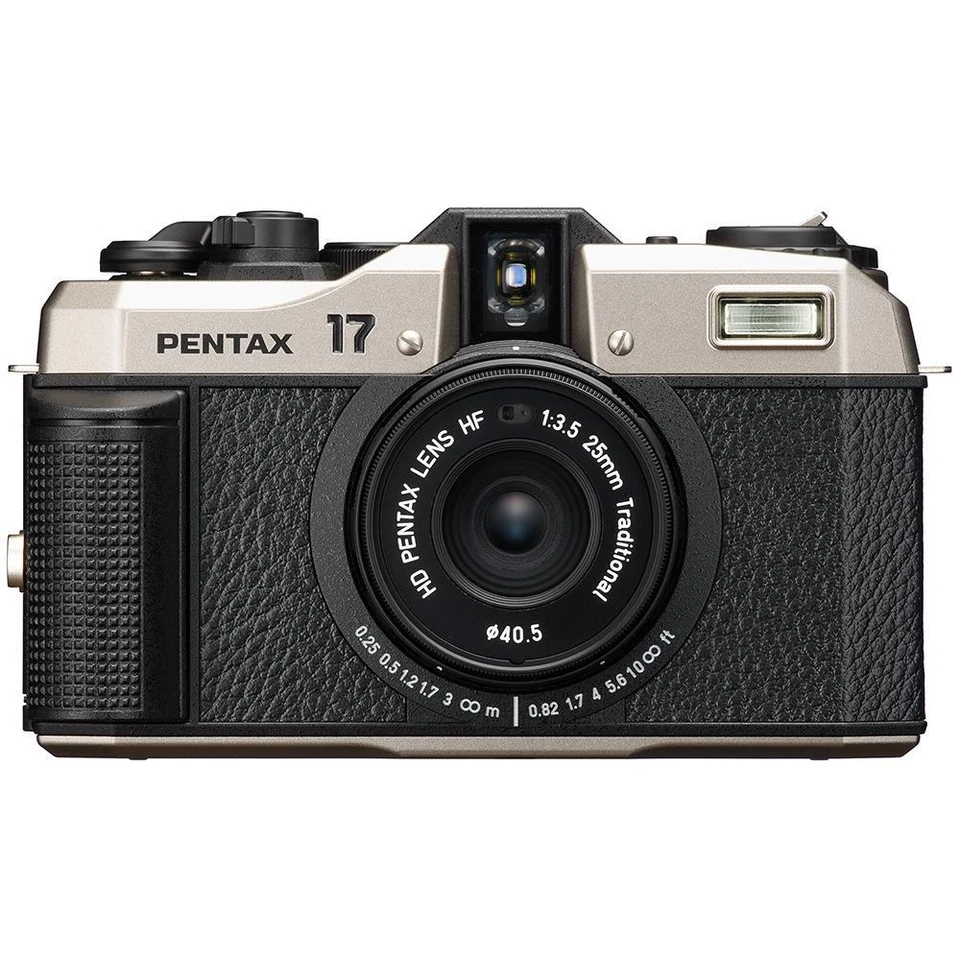 Pentax 17 Compact 35mm Film Camera - Silver - Image 1 of 4