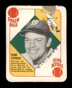 1951 Topps Red Backs Set-Break # 4 Verne Stephens LOW GRADE (paper loss) - Picture 1 of 2