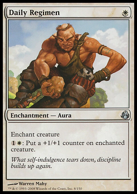 Magic the Gathering MTG Daily Regimen (8) Morningtide   LP - Image 1 of 1