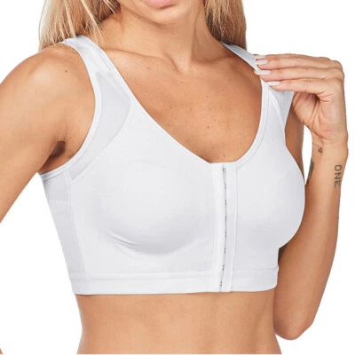 Wireless Bra Womens Bras Lace Front Closure Brassiere Sports Sissy Sexy Lingerie - Image 1 of 4