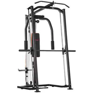 3 In 1 Smith Machine with Dual Cable Pulley System, Chest Press Station - Picture 1 of 11