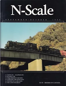 N-Scale Magazine September October 1990 Railroading Modeling - Picture 1 of 3