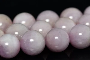 12-13MM Genuine Natural Kunzite Gemstone Beads Grade AA Round Loose Beads 15 - Picture 1 of 4