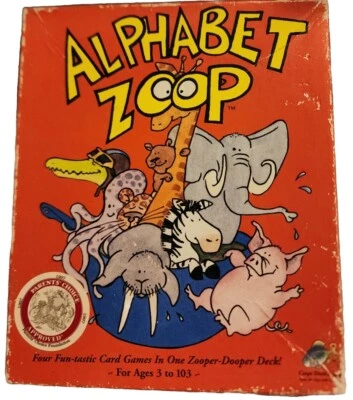 ALPHABET ZOOP CARD GAME AGES 3+ FUN & EDUCATIONAL 1-4 PLAYERS 4 Card Games - Image 1 of 3