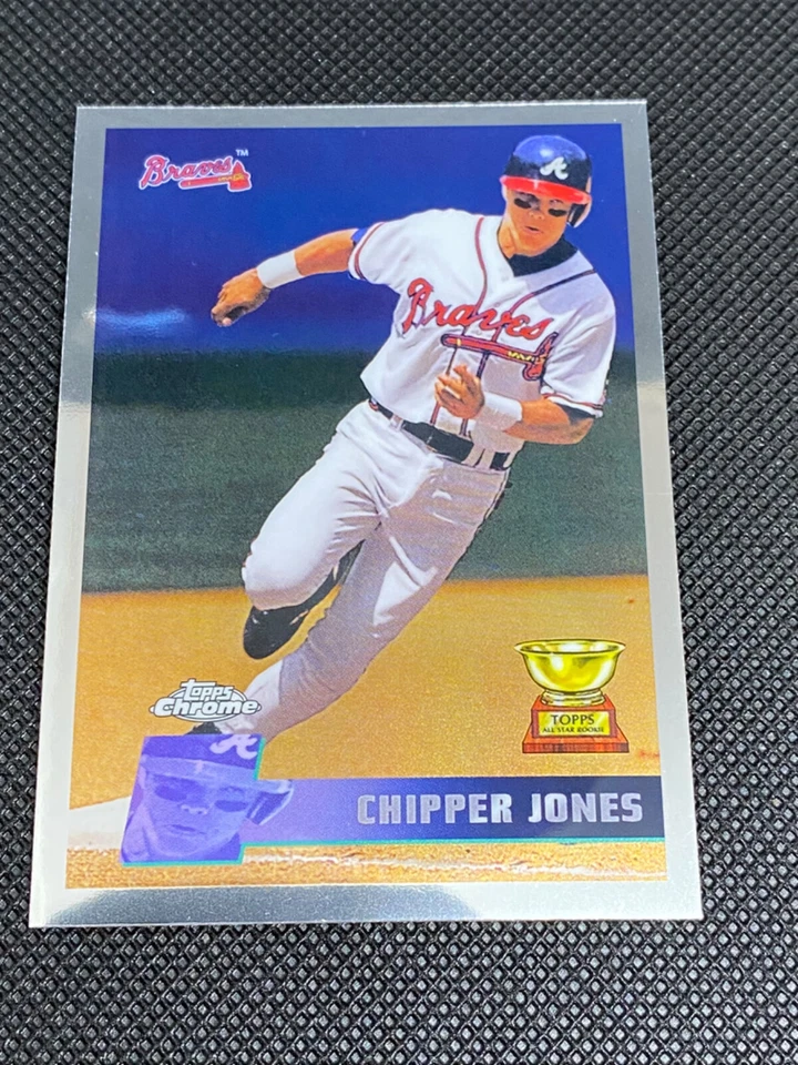 2017 Topps Chrome Update All-Rookie Cup #TARC8 Chipper Jones HOB Braves - Image 1 of 2