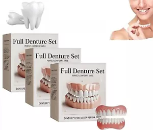 Advanced Customized Full Denture Set, Silicone Reline Denture Set - Picture 1 of 8