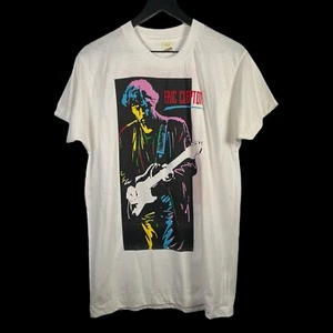 Camiseta De Colección Años 90 Eric Clapton Journeyman World Tour Doble Cara Adulto L EE. UU. - Imagen 1 de 14