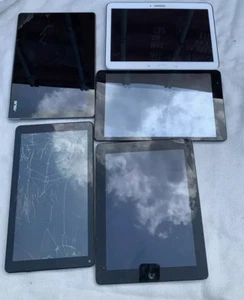 Tablet Konvolut 5 Stück ( 1x Apple, 1x Terra, 1x Denver 1xAsus 1xSamsung) Defekt - Bild 1 von 2