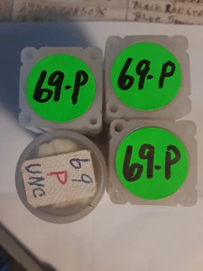 Four UN-circulated roll lot of 1969-P Lincoln Memorial Cents. - Picture 1 of 1