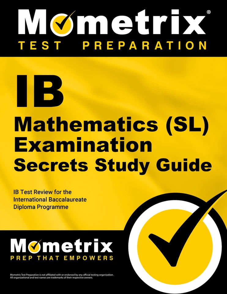 IB Mathematics (SL) Examination Secrets Study Guide - Image 1 of 1