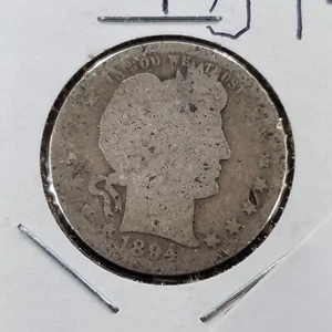 1894 P Barber Silver Eagle Quarter Coin Very Circulated - Picture 1 of 4