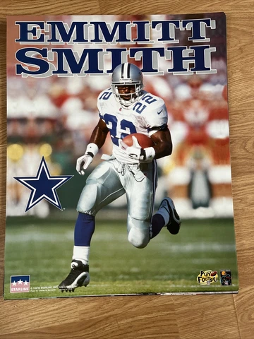 1993 Vintage Emmitt Smith Dallas Cowboys Starline Team Players - 16 X 20 New Cover