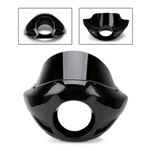 Parabrezza Cupolino per 35mm-49mm forchette 5.75" fari Dyna Sportster L3 - Foto 1 di 14