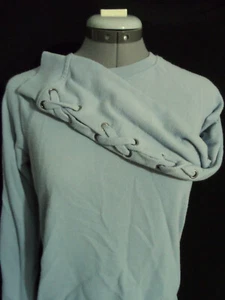 GARAGE Pullover Sweatshirt XS blau-lila Schnürärmel modern Pulli Sweate - Bild 1 von 7