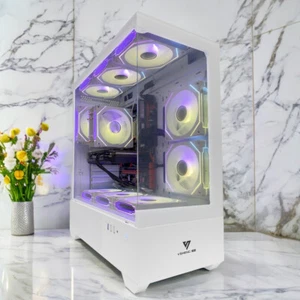 ARGB Gaming PC i7 64GB RAM 2TB SSD WIFI 6 BT Nvidia GeForce GTX1080 TI Win10 - Picture 1 of 10