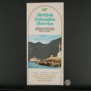 1966 British Columbia Ferries Brochure - Victoria Vancouver Nanaimo Kelsey et al - Picture 1 of 11