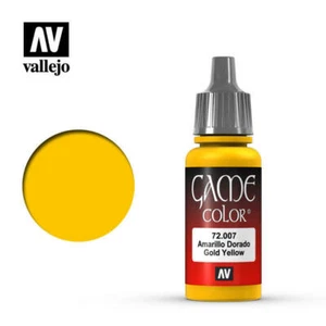 Gold Yellow 18ml Acrylic Paint Vallejo AV72007 - Picture 1 of 1