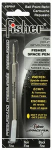 Fisher Space Pen Refills SPR4F Pressurized Cartridge Black Ink Fine Point OEM - Picture 1 of 3