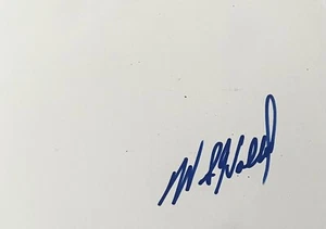 Johnny Cash: WS 'Fluke' Holland - Tarjeta de índice autógrafa firmada - Imagen 1 de 4