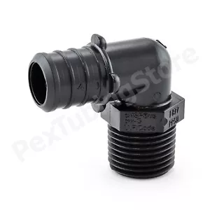 (100) Gomiti filettati 3/4" PEX x 1/2" MNPT - Raccordi a crimpare senza piombo in lega poli - Foto 1 di 1