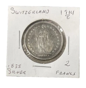 Switzerland 1914B 2 Francs KM#21 - Picture 1 of 2