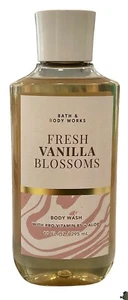 Bath & Body Works “Fresh Vanilla Blossoms” Body Wash Pro-Vitamins 10 Fl Oz - Picture 1 of 2