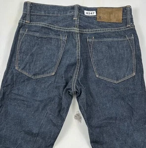 Jeans Todd Snyder Para Hombre 28x32 Calce Ajustado Ribete Japonés Azul Denim 100% Algodón - Imagen 1 de 19