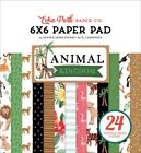 2 Pack Echo Park Double-Sided Paper Pad 6"X6" 24/Pkg-Animal Kingdom AK259023