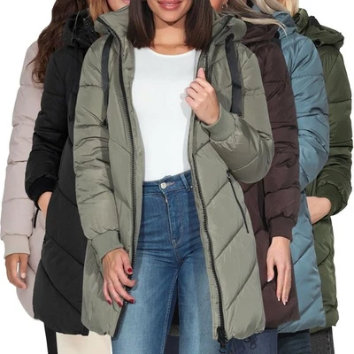 JDY Damen Steppjacke Steppmantel Winterjacke Jacke Mantel Parka JDYSkylar Padded