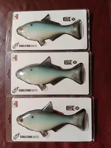 3 Packs 13 Fishing Coalition BAMF Wedge 8" 3&19/20 oz. Silver Shad - Picture 1 of 1