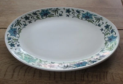 Vintage Midwinter Spanish Garden Oval Serving Dish  30cm x 24.5cm Jessie Tait - Image 1 of 3