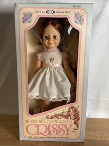 NIB VINTAGE 15" BEAUTIFUL GROWING HAIR CRISSY DOLL 1982 IDEAL  - Picture 1 of 12