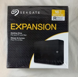 Seagate 16TB Expansion External Hard Drive - Black (STKP16000402) USB 3.0 - Afbeelding 1 van 14