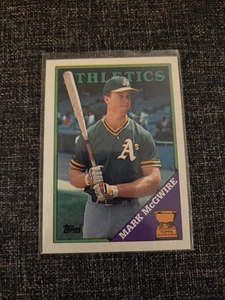 1988 Topps All-Star Rookie Cup Mark McGwire #580 Athletics - Picture 1 of 1