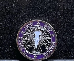 JEWC Joint Electronic Warfare Center Corvorum Nidus 1.75” Challenge Coin - Picture 1 of 5