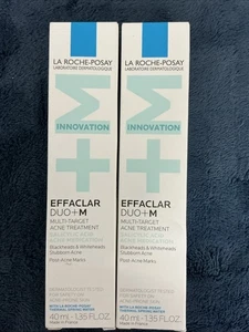 LOT OF 2 La Roche Posay Effaclar Duo+M Multi-targe Acne Treatment 1.35floz 03/27 - Picture 1 of 8