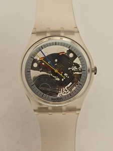 Vintage Swatch Jelly Fish Uhr Unisex 34mm Clear Dial GK100  - Bild 1 von 5