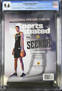 CGC 9.6 Victor Wembanyama Sports Illustrated November 2024 TOP POP (2) - Picture 1 of 2