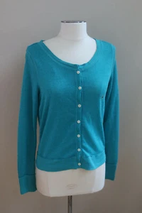 NEU MIT ETIKETT * AEROPOSTALE * LEICHTER STRICK CARDIGAN PULLOVER / SHIRT ~ M - Bild 1 von 2