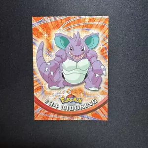 Nidoking #34 Black Label - 1999 Serie TV animata Pokemon Topps vintage - Foto 1 di 2